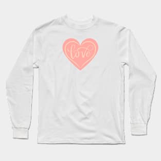 LOVE Valentine's Day Theme Long Sleeve T-Shirt